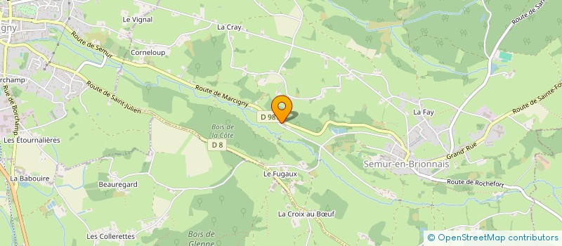 localisation de l'entreprise MONSIEUR JEAN SOUFFERANT  CERON