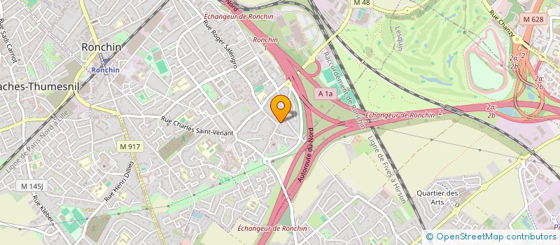 localisation de l'entreprise MONSIEUR JEAN SOUFFLET  RONCHIN