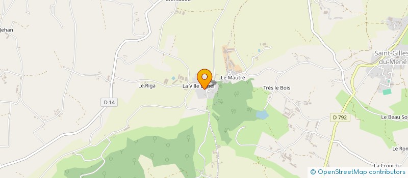 localisation de l'entreprise MONSIEUR JEAN SOULABAILLE à LE MENE