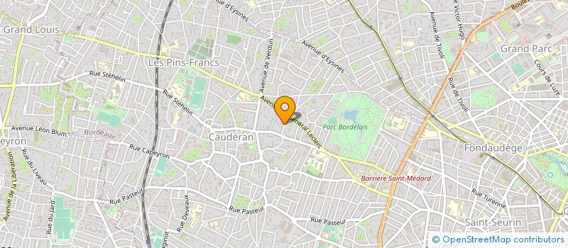 localisation de l'entreprise MONSIEUR JEAN SOULAT à BORDEAUX