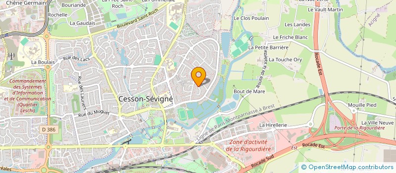 localisation de l'entreprise MONSIEUR JEAN SOULAT à CESSON-SEVIGNE