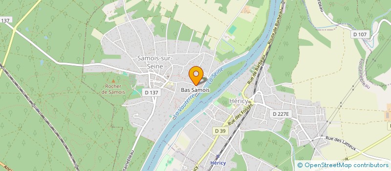 localisation de l'entreprise MONSIEUR JEAN SOULAT  SAMOIS-SUR-SEINE