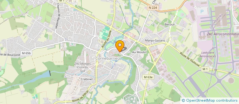 localisation de l'entreprise MONSIEUR JEAN SOULES à CORNEBARRIEU