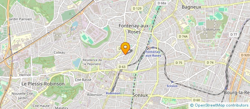 localisation de l'entreprise MONSIEUR JEAN SOULET  FONTENAY-AUX-ROSES