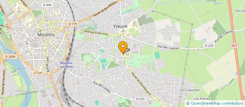 localisation de l'entreprise MONSIEUR JEAN SOULIAC à YZEURE