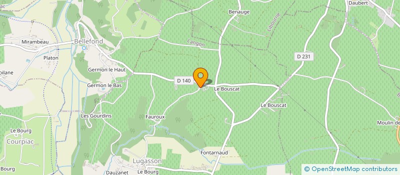 localisation de l'entreprise MONSIEUR JEAN SOULIE  LUGASSON