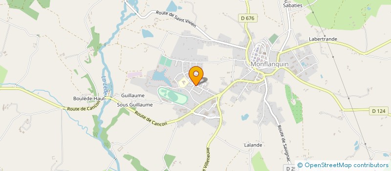 localisation de l'entreprise MONSIEUR JEAN SOULIE  MONFLANQUIN