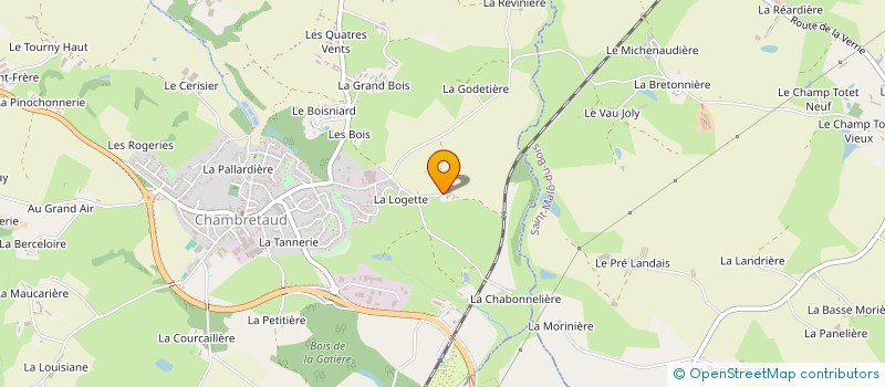 localisation de l'entreprise MONSIEUR JEAN SOULLARD à CHANVERRIE