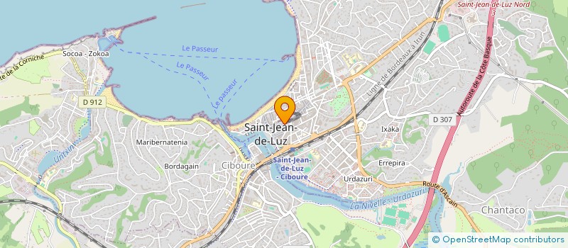 localisation de l'entreprise MONSIEUR JEAN SOULTZENER  SAINT-JEAN-DE-LUZ