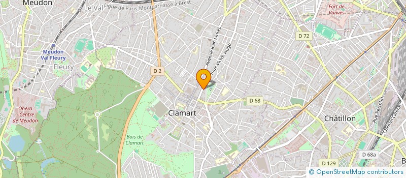localisation de l'entreprise MONSIEUR JEAN SOURBES à CLAMART