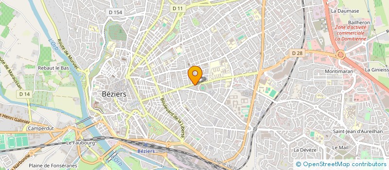 localisation de l'entreprise MONSIEUR JEAN SOUTADE  BEZIERS