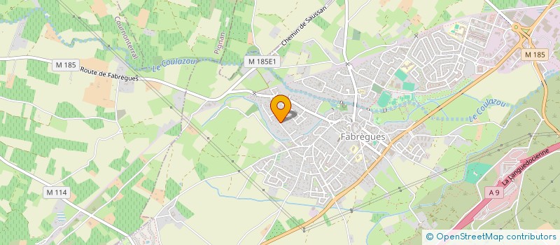 localisation de l'entreprise MONSIEUR JEAN SOUVEYRAS  FABREGUES