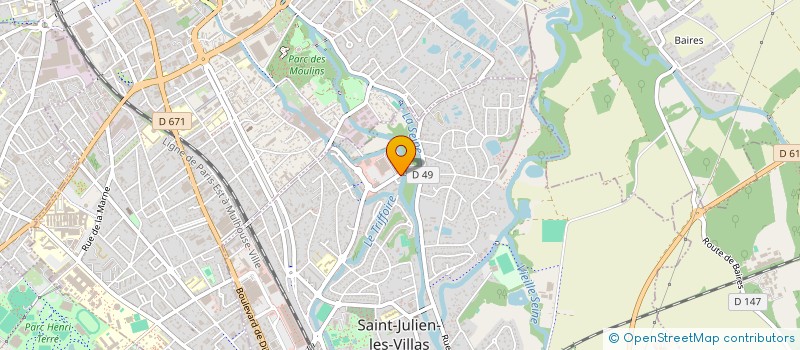 localisation de l'entreprise MONSIEUR JEAN SOYER à SAINT-JULIEN-LES-VILLAS
