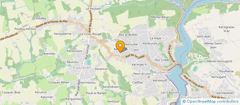 localisation de l'entreprise MONSIEUR JEAN SPINEC à AUDIERNE
