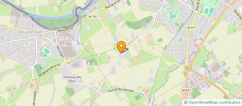 localisation de l'entreprise MONSIEUR JEAN SPLETE  HALLUIN