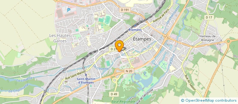 localisation de l'entreprise MONSIEUR JEAN STAEBLER à ETAMPES