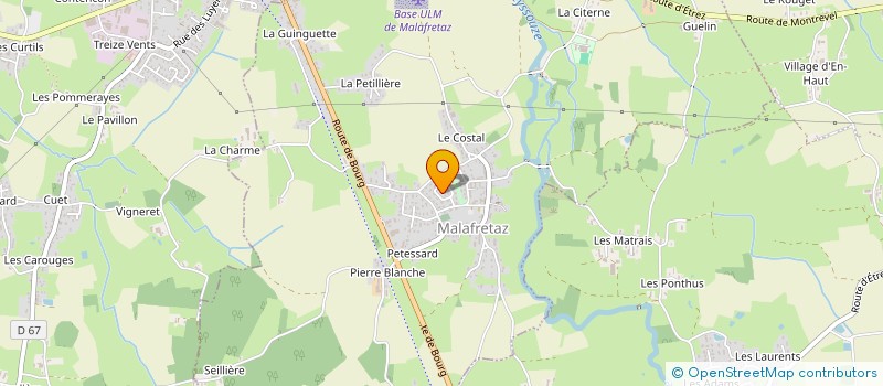 localisation de l'entreprise MONSIEUR JEAN STAELENS à MALAFRETAZ