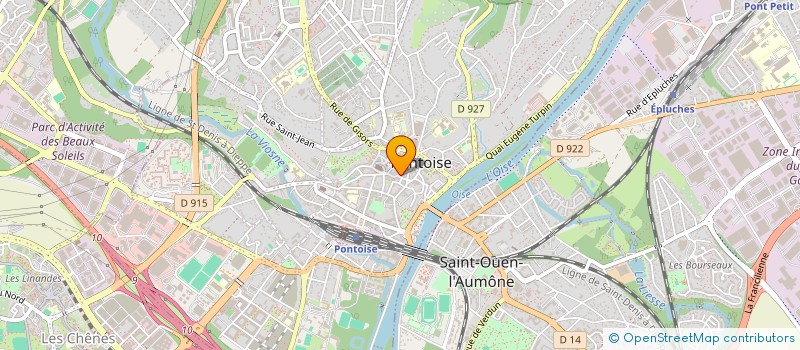 localisation de l'entreprise MONSIEUR JEAN STALDER  PONTOISE