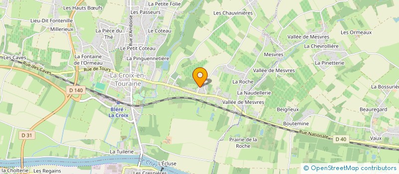 localisation de l'entreprise MONSIEUR JEAN-STANISLAS ALLAIN  LA CROIX-EN-TOURAINE