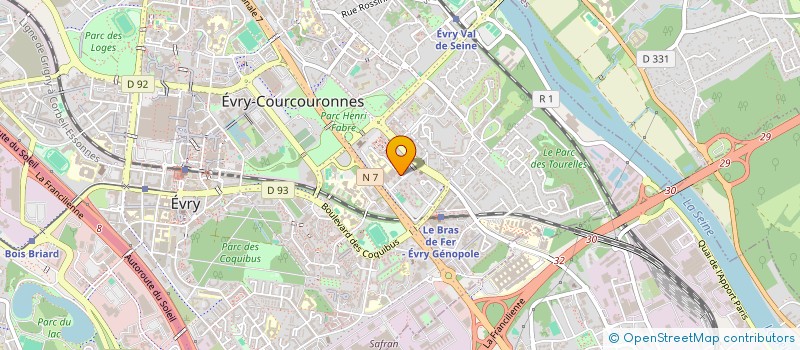 localisation de l'entreprise MONSIEUR JEAN STASTNY  EVRY-COURCOURONNES