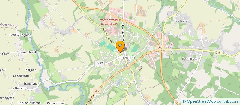 localisation de l'entreprise MONSIEUR JEAN STEFAN  LANVOLLON