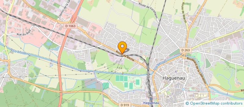 localisation de l'entreprise MONSIEUR JEAN STEIB  HAGUENAU