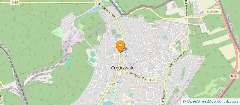 localisation de l'entreprise MONSIEUR JEAN STEIMETZ à CREUTZWALD