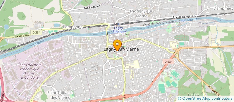 localisation de l'entreprise MONSIEUR JEAN STEIN à LAGNY-SUR-MARNE