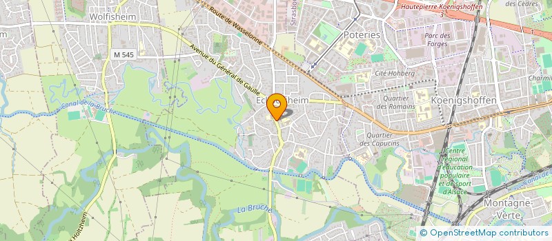 localisation de l'entreprise MONSIEUR JEAN STEINBERGER  ECKBOLSHEIM