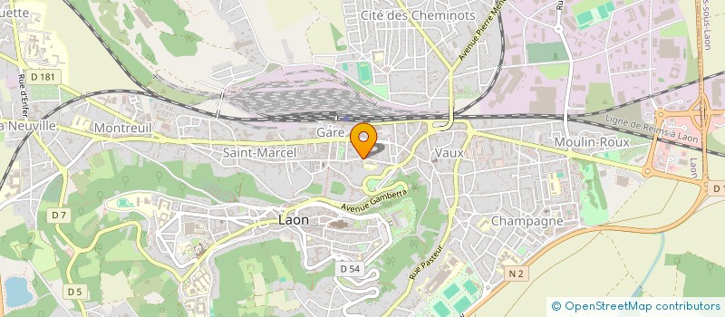 localisation de l'entreprise MONSIEUR JEAN STEINER à LAON