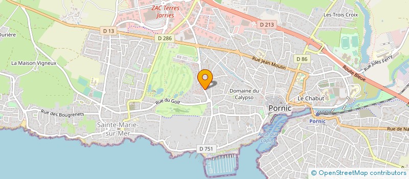 localisation de l'entreprise MONSIEUR JEAN STELMACH à PORNIC