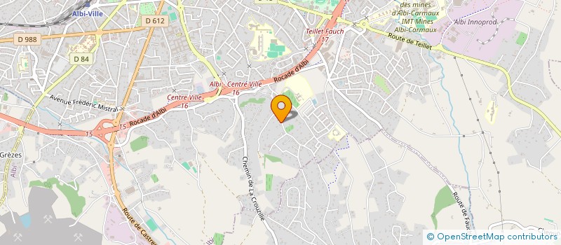 localisation de l'entreprise MONSIEUR JEAN STEPHANE COURANT à ALBI