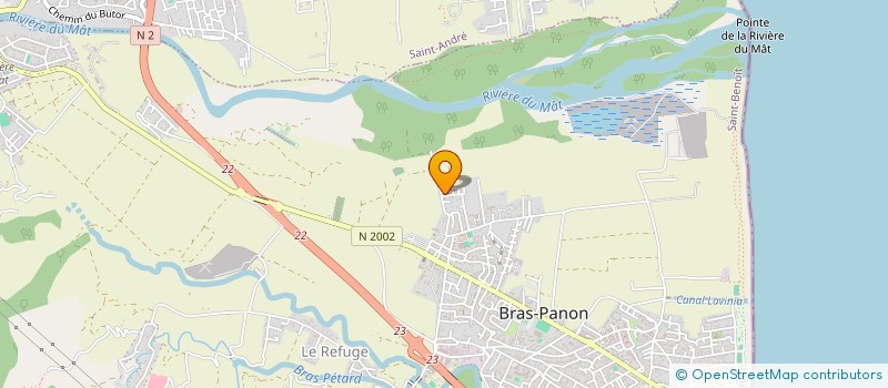 localisation de l'entreprise MONSIEUR JEAN STEPHANE GOURDE  BRAS-PANON