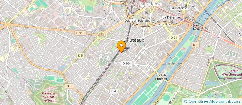 localisation de l'entreprise MONSIEUR JEAN STEPHANE LEGROS  PUTEAUX