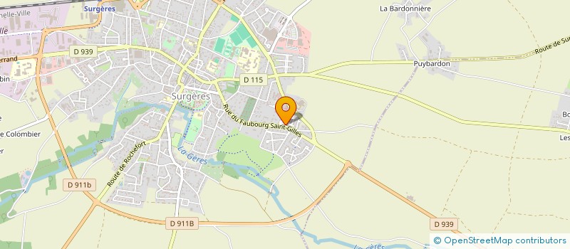 localisation de l'entreprise MONSIEUR JEAN-STEPHANE PETIT  SURGERES