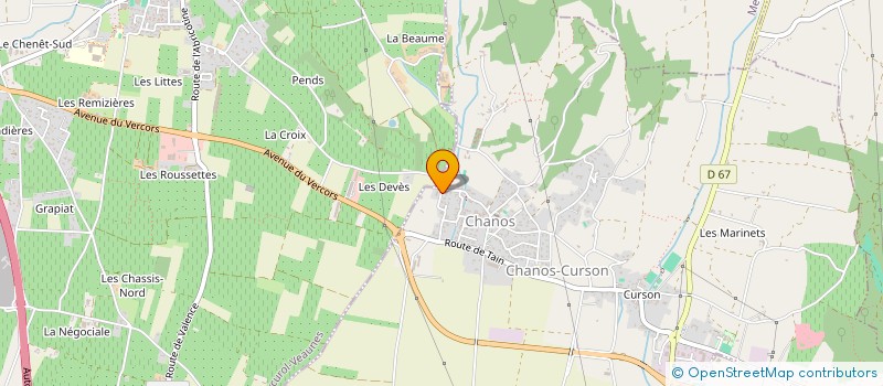 localisation de l'entreprise MONSIEUR JEAN-STEPHANE SAUVAJON  CHANOS-CURSON