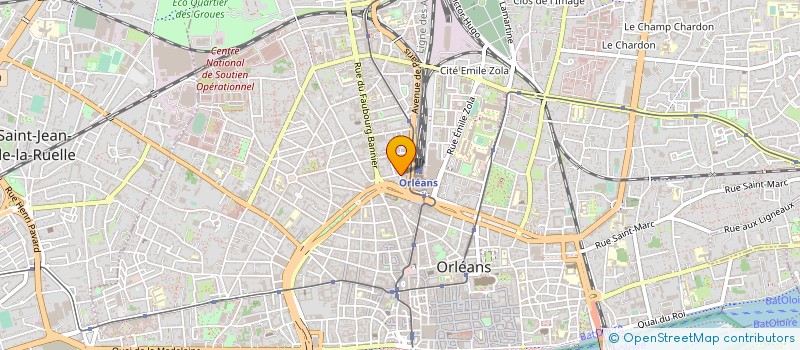 localisation de l'entreprise MONSIEUR JEAN STIEVENART à ORLEANS