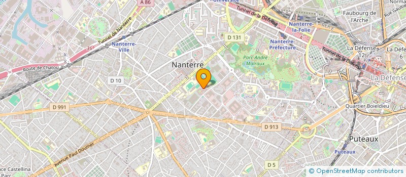 localisation de l'entreprise MONSIEUR JEAN STINCO à NANTERRE