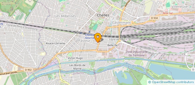 localisation de l'entreprise MONSIEUR JEAN STRERATH  CHELLES