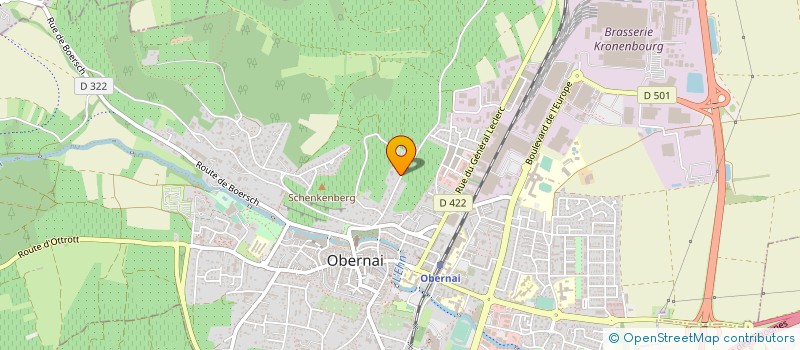 localisation de l'entreprise MONSIEUR JEAN STROHM  OBERNAI