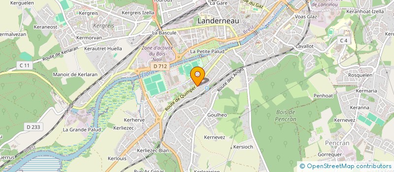 localisation de l'entreprise MONSIEUR JEAN STRUILLOU à LANDERNEAU