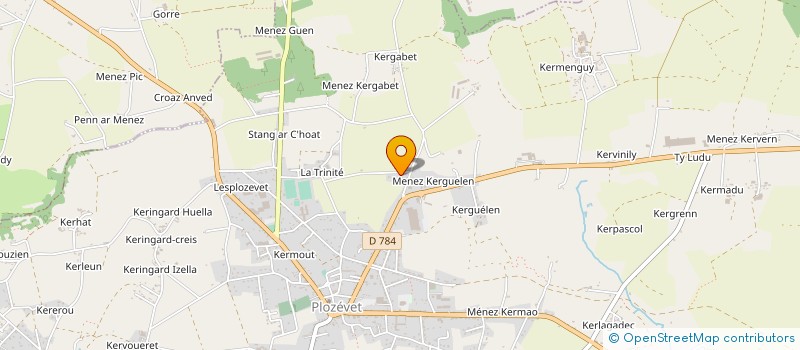 localisation de l'entreprise MONSIEUR JEAN STRULLU à PLOZEVET