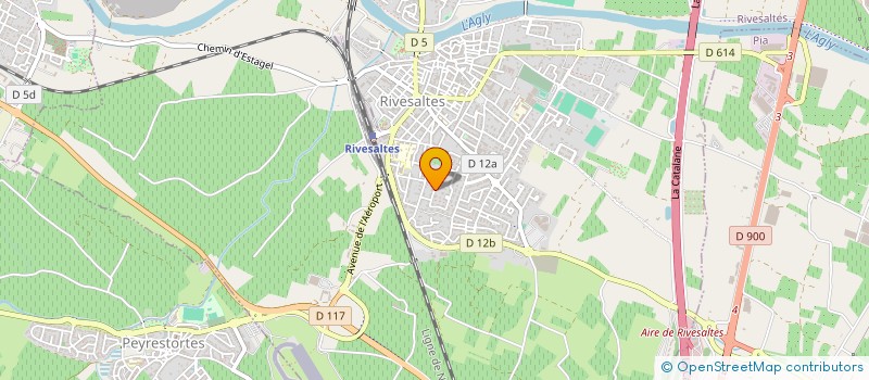 localisation de l'entreprise MONSIEUR JEAN SUBIRATS  RIVESALTES