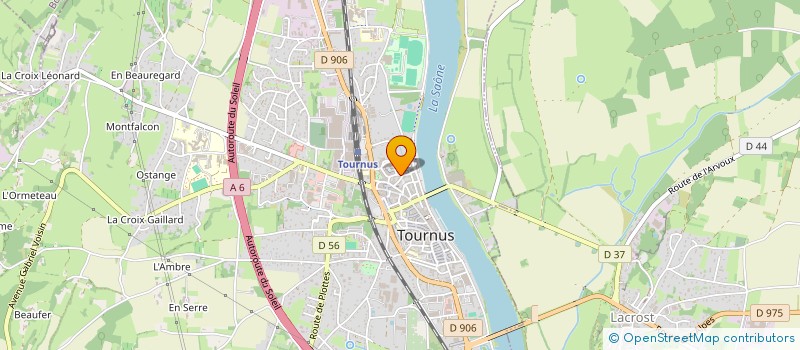 localisation de l'entreprise MONSIEUR JEAN SUDOUR  TOURNUS