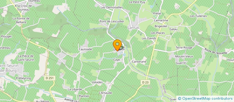 localisation de l'entreprise MONSIEUR JEAN SUDRE  BOURG