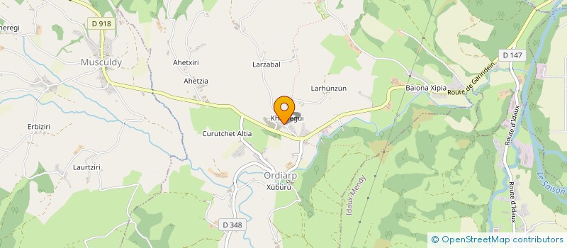 localisation de l'entreprise MONSIEUR JEAN SUHIT  BARCUS