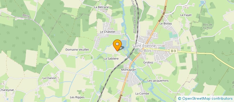 localisation de l'entreprise MONSIEUR JEAN SULPICE à SAINT-ETIENNE-DU-BOIS