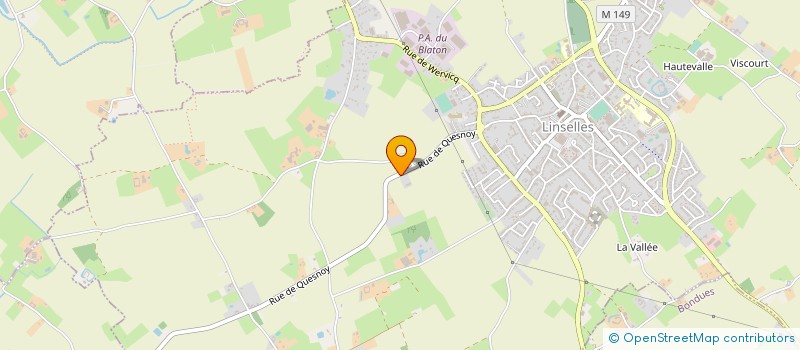 localisation de l'entreprise MONSIEUR JEAN SUREAU  LINSELLES