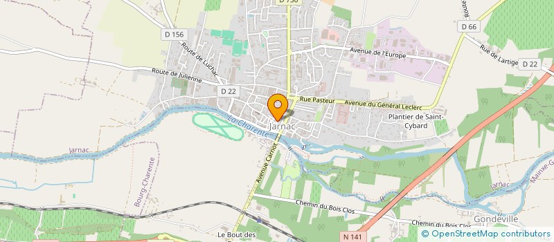 localisation de l'entreprise MONSIEUR JEAN SURJUS à JARNAC