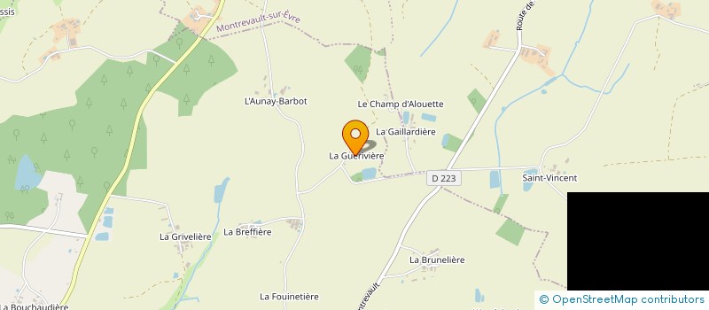 localisation de l'entreprise MONSIEUR JEAN SUTEAU à MONTREVAULT-SUR-EVRE